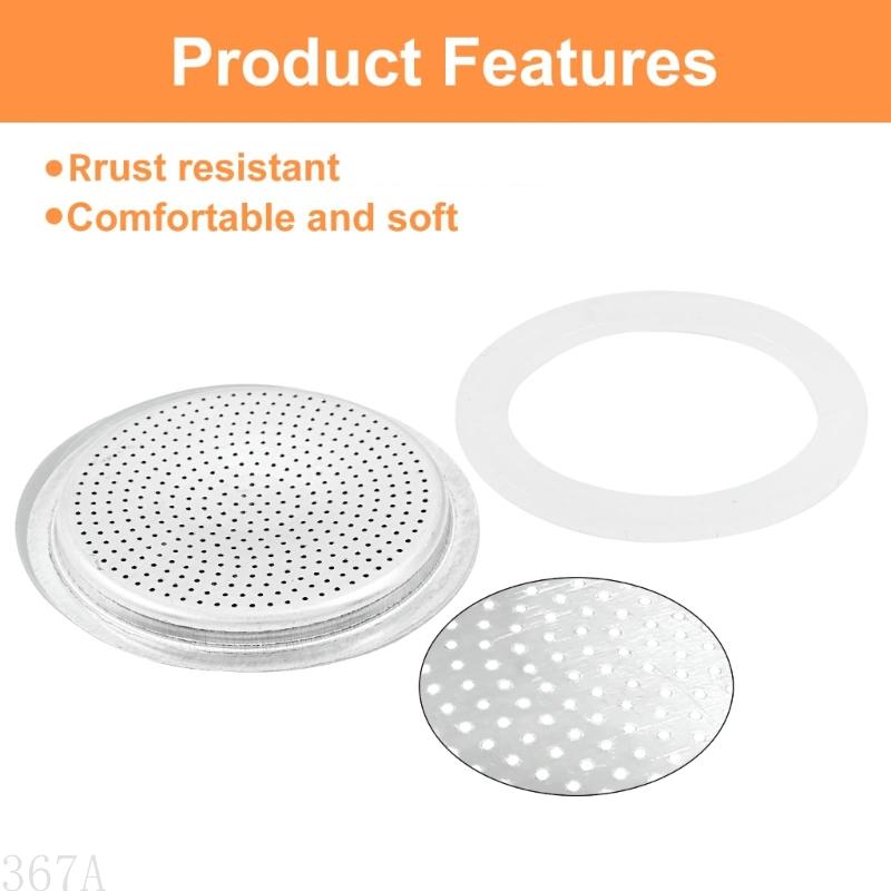 Koffiezetapparaat Vervangingsset - Pakkingen, Afdichtingen, Aluminium Filter - Voor 367A Model