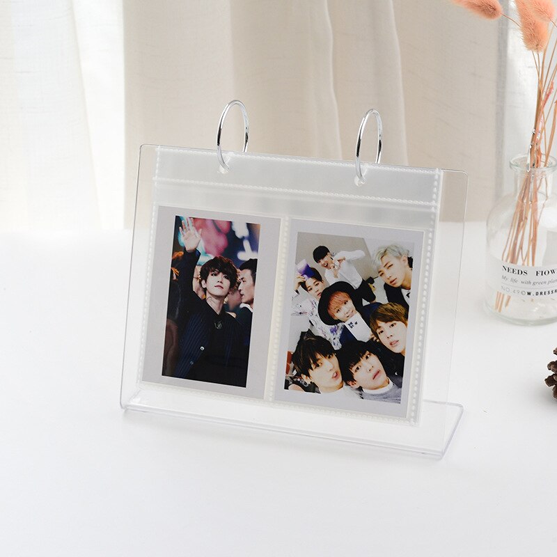 Rectangle Photo Frame Acrylic Photo Ablum Poster Stand Display Frames Picture Ablum Paper Holder Wedding Photography Props