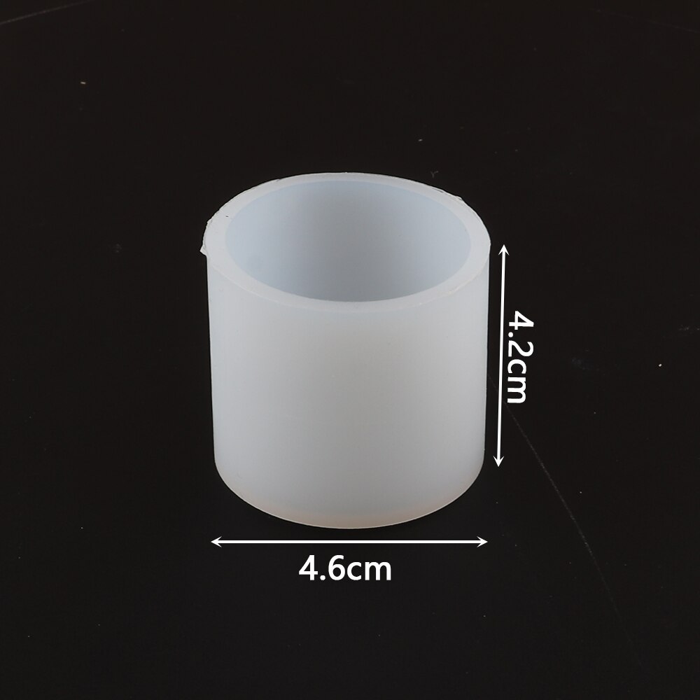 DIY Cylinder Hexagon Silicone Mold Epoxy Resin Candle Mould Aroma Candles Wax Molds Clay Plaster Crafts Casting Mould Home Decor: Cylinder 1