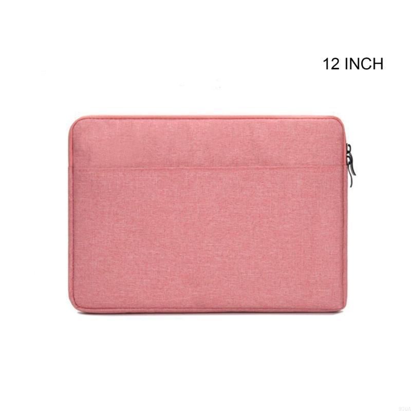 97qa laptoptassen, kantoortassen, werktassen, laptopkoffers voor zakelijk gebruik, geschikt voor mannen en vrouwen, met grote capaciteit: 12 " / Roze