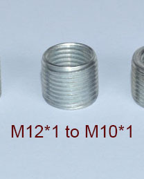 Adaptateur de tube creux fileté M6 à M10, M8 à M10, M10 à M14, coupleur fileté intérieur et extérieur, 5 pièces: jaune clair