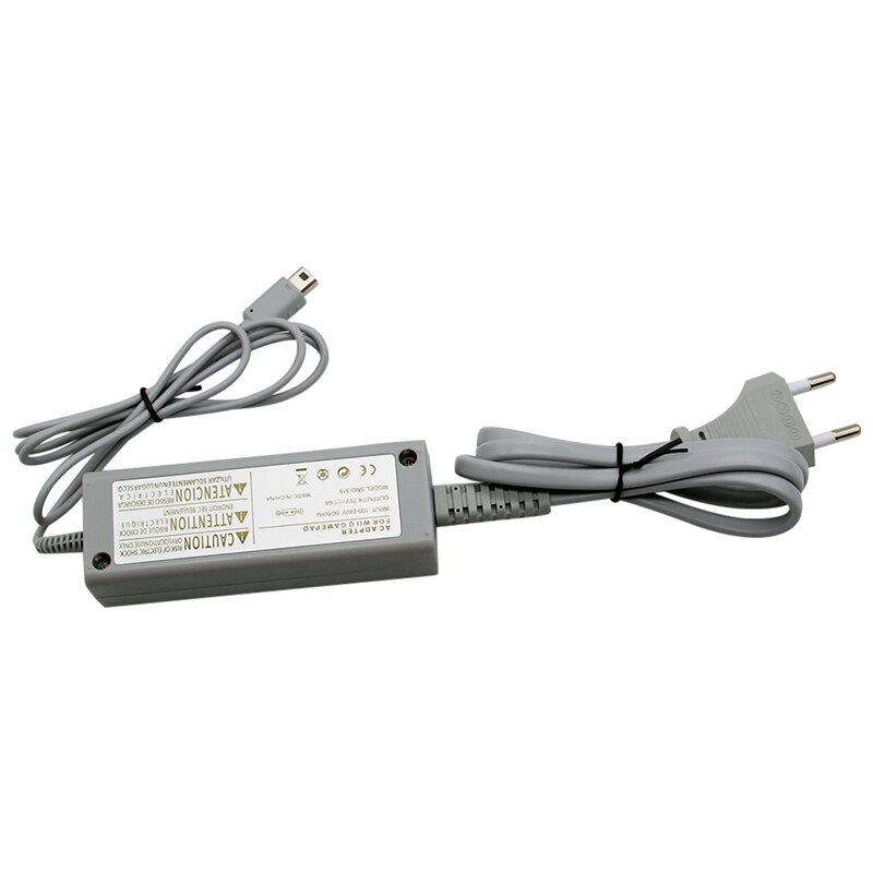 EU/US AC Charger Adapter for Nintendo Wii U Gamepad Controller Joystick 100-240V Home Wall Power Supply for WiiU Pad