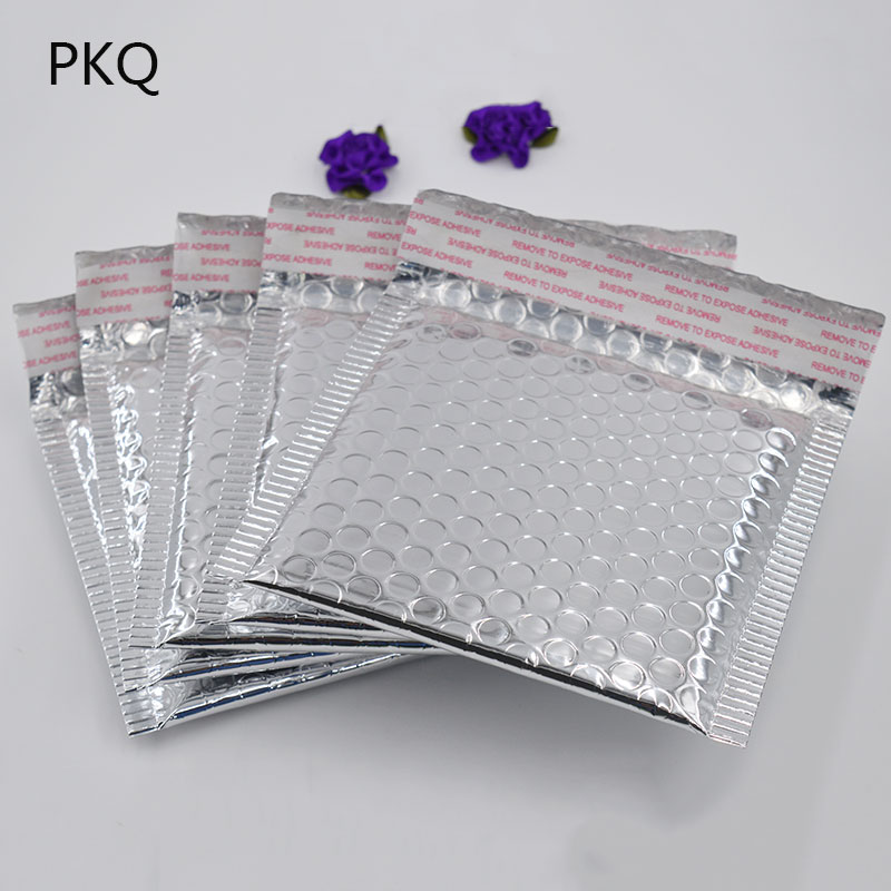 50pcs/lot Gold Aluminized Foil metallic bubble mailer CD/DVD 15*13cm colorful Bubble Envelope Bubble Film Shock Bag