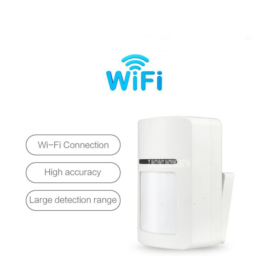 DY-HW400A Security System Wireless Infrared Detector Low Power Consumption Wi-Fi Body Sensor Wall Mounted Smart Home Sensor