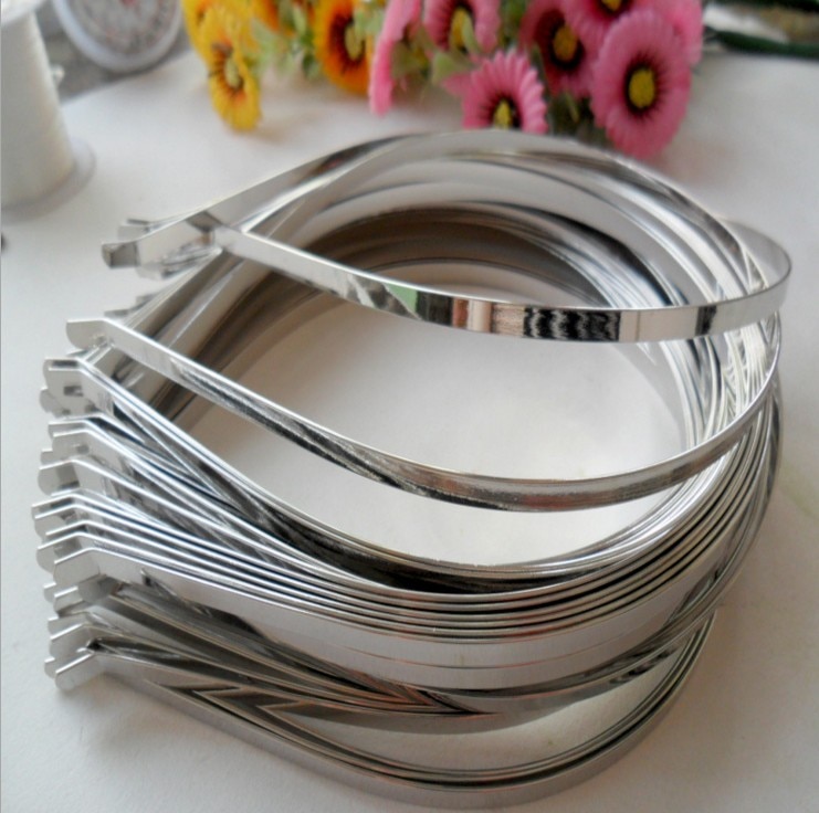 10 stks Blank Plain Metal Haarband Decoratieve Metalen Hoofdband voor Meisjes Haarband DIY Craft Haar Hoop3mm 5mm 7mm 10mm