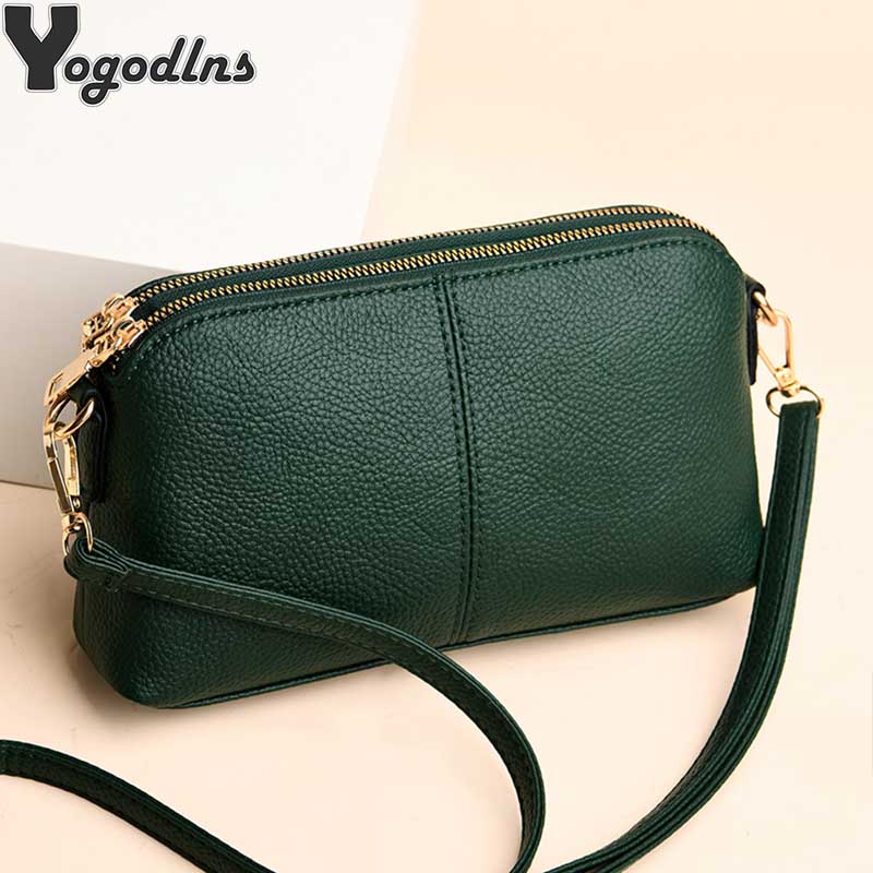 Retro PU Leather Shoulder Women Wild Crossbody Bag Multifunction Messenger Bag Advanced Lady Handbag Litchi Pattern Daily Bag