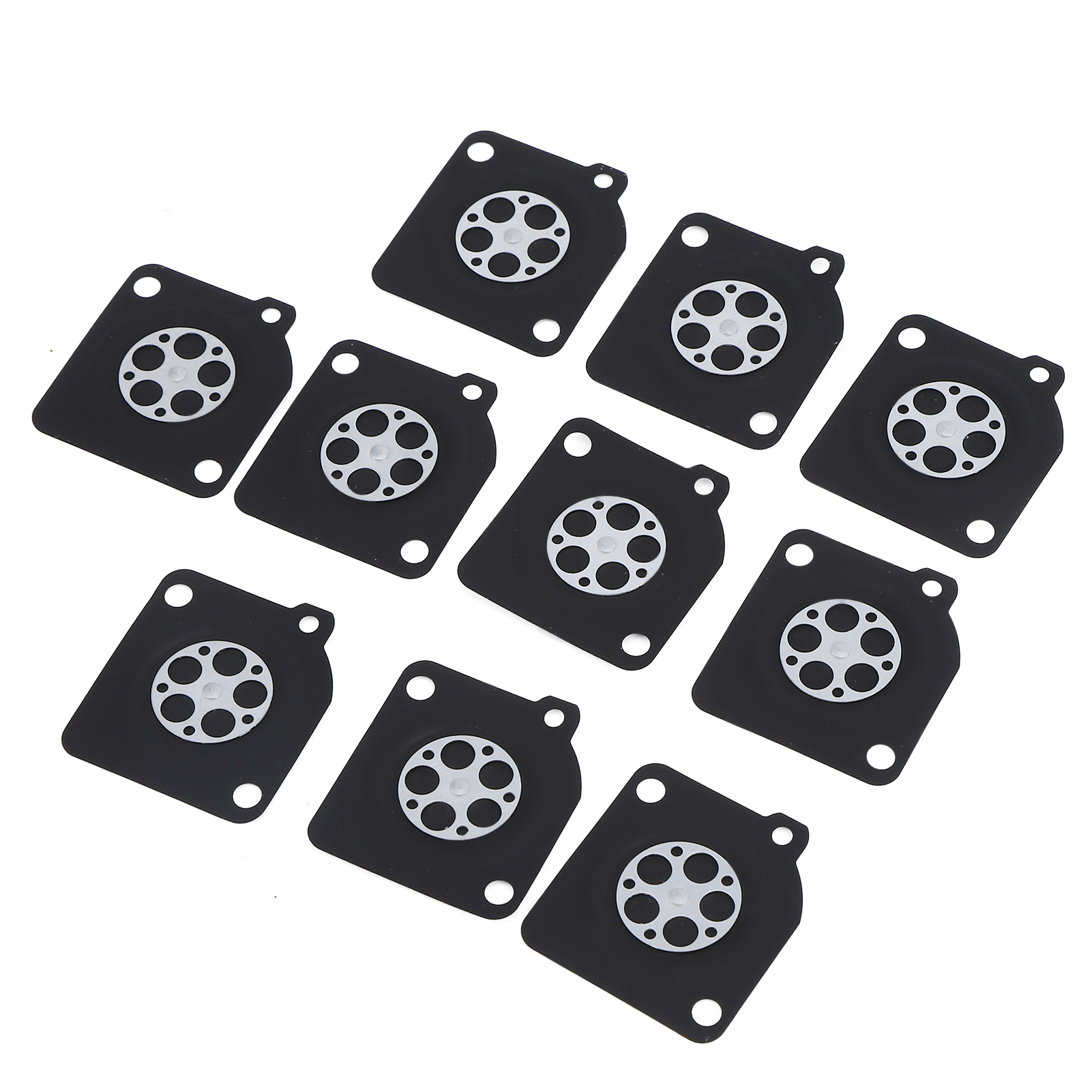 10 Stks/set Carburateur Membraan Pakking Kit Reparatie Onderdelen Voor Zama 180 S210 Ms230 Ms250 Kettingzaag Carburateur Reparatie Onderdelen