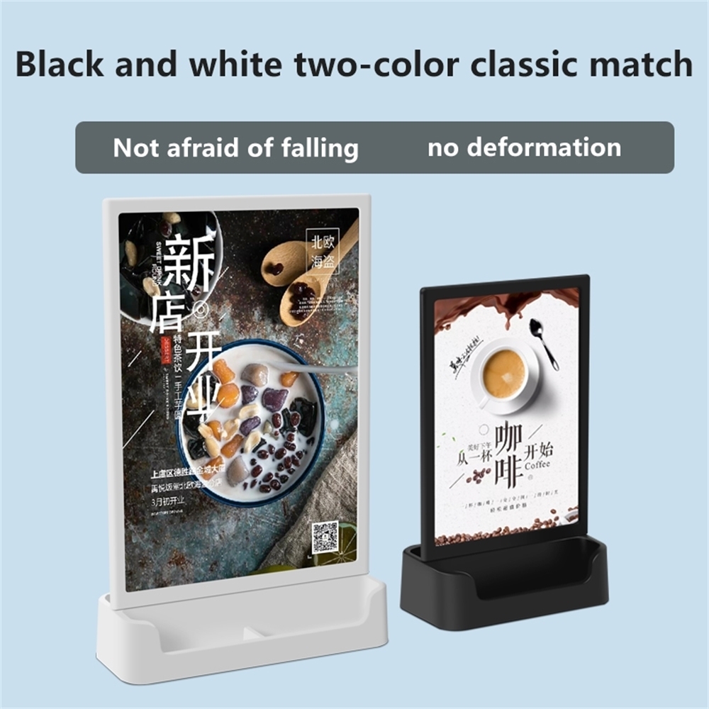 1 Pcs A5 Multifunctional Price Display Stand High-end Restaurant Commercial Office A4 Display Stand Vertical Catalog Table Sign