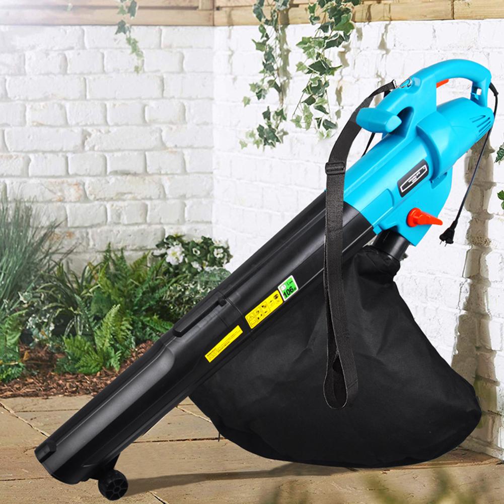 Electric Blower Leaf Vacuum 3 In 1 Multi-function Electric Garden Leaf Blower With 45L Collection Bag Leaf Snow Mulcher 3000W