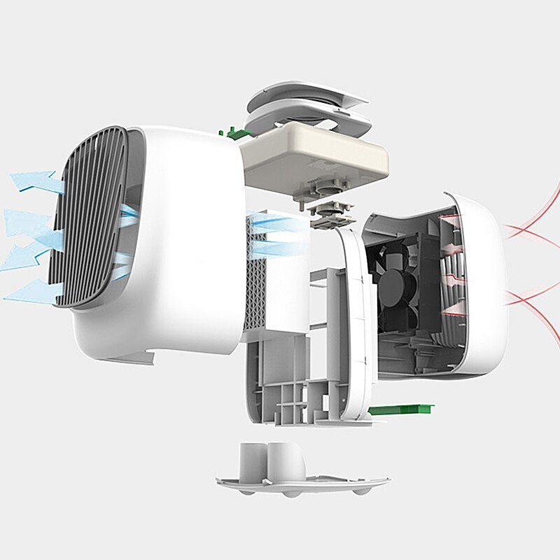 Zomer Mini Fans Cooler Draagbare Luchtkoeler Conditioner Kleine Airconditioning Apparaten Koelventilator Voor Baby Slapen