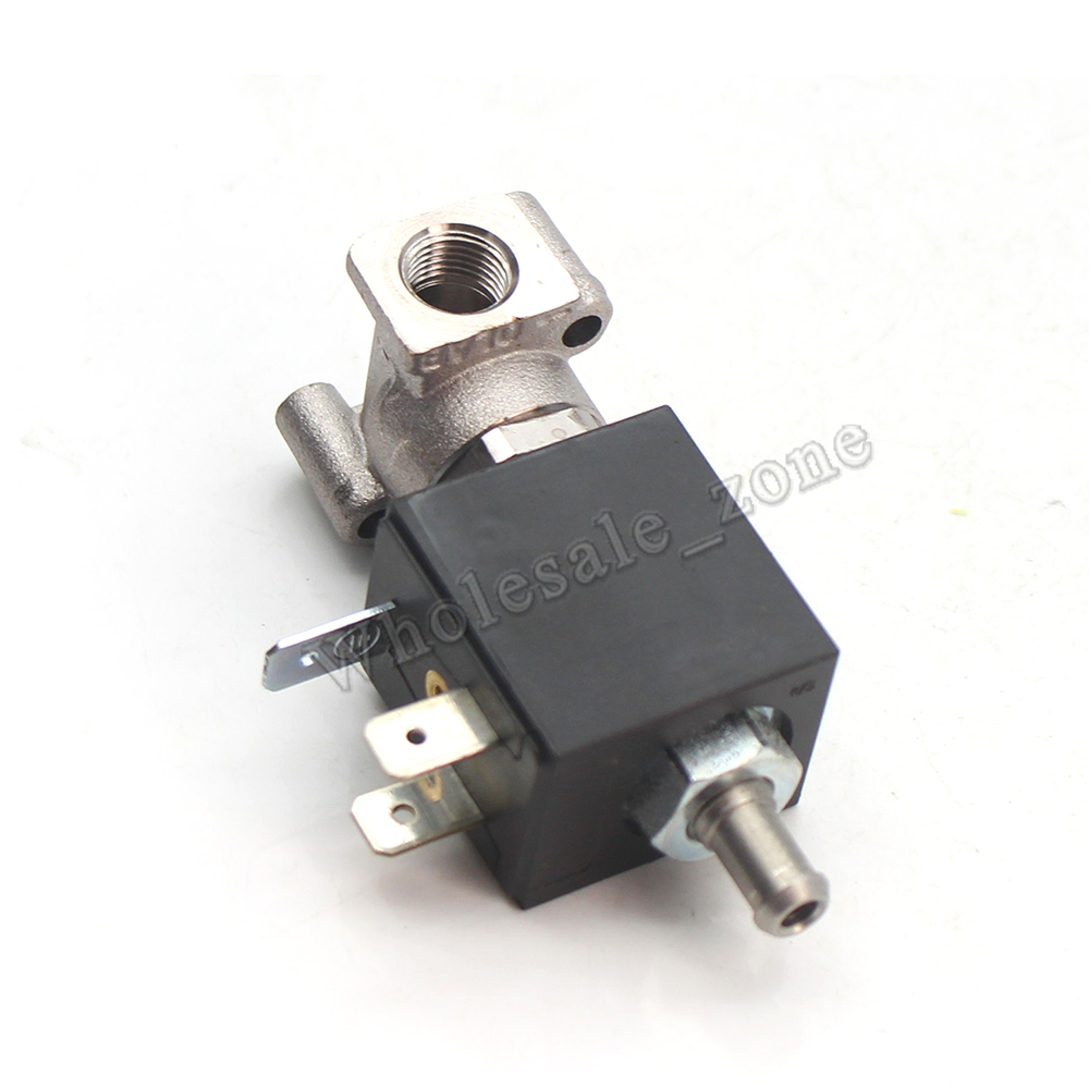 OLAB Italy SERIE 6000-9000 AC 230V N/O G1/8&#39; Brass Coffee Makers Steam Air Water 2 Position 2 Way Electric Solenoid Valve