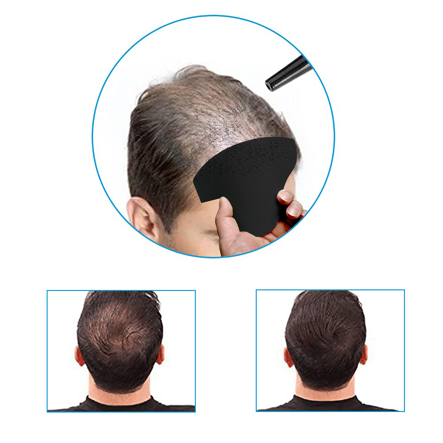 Haarlijn Verbetering Kaart Baard Fiber Dichte Optimalisatie Board Spray Board Kapsel Styling Kaart Haar Styling Tools Voor Kapper