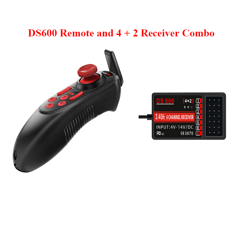 Hotrc DS600 Remote Zender 6CH 2.4G 6 Kanaals Ontvanger Pwm Cruise Control Voor Rc Model Boot Vissen Dragnet Boot diy Project