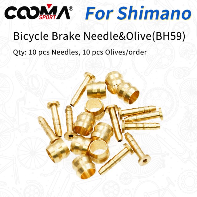 10 set cykel hydraulisk bromsslang  bh90 bh59 oliv nål/kopplingsinsats för shimano magura avid sram formula: Bh 59 2