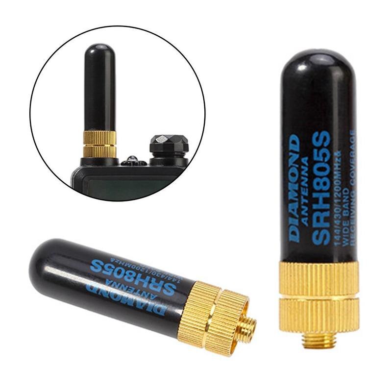 1Pc Walkie Talkie Antenna SRH805S 4.5cm Short Antenna SMA-F Female VHF/UHF For BAOFENG UV-5R Two-way Radio Accessories
