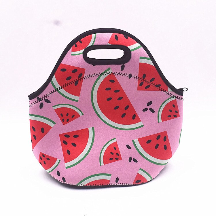 Thermische Geïsoleerde Print Neopreen Lunch Tas Voor Vrouwen Kinderen Lunch Zakken Koeler Isolatie Lunch Box Voedsel Zak: C