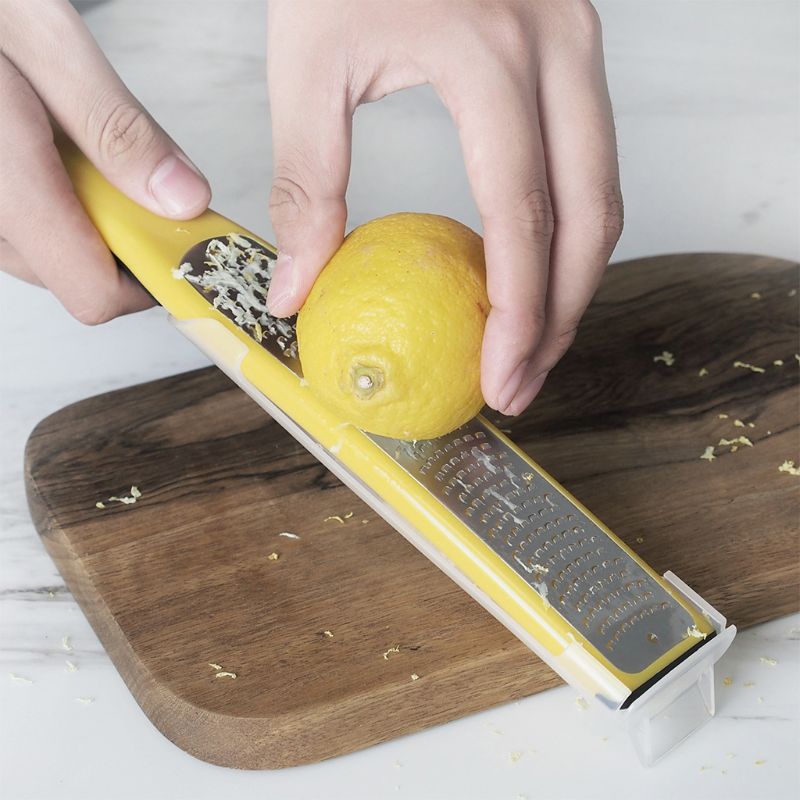 Multifunction Durable Cheese Grater Stainless Steel for Cheese Lemon Ginger 449C