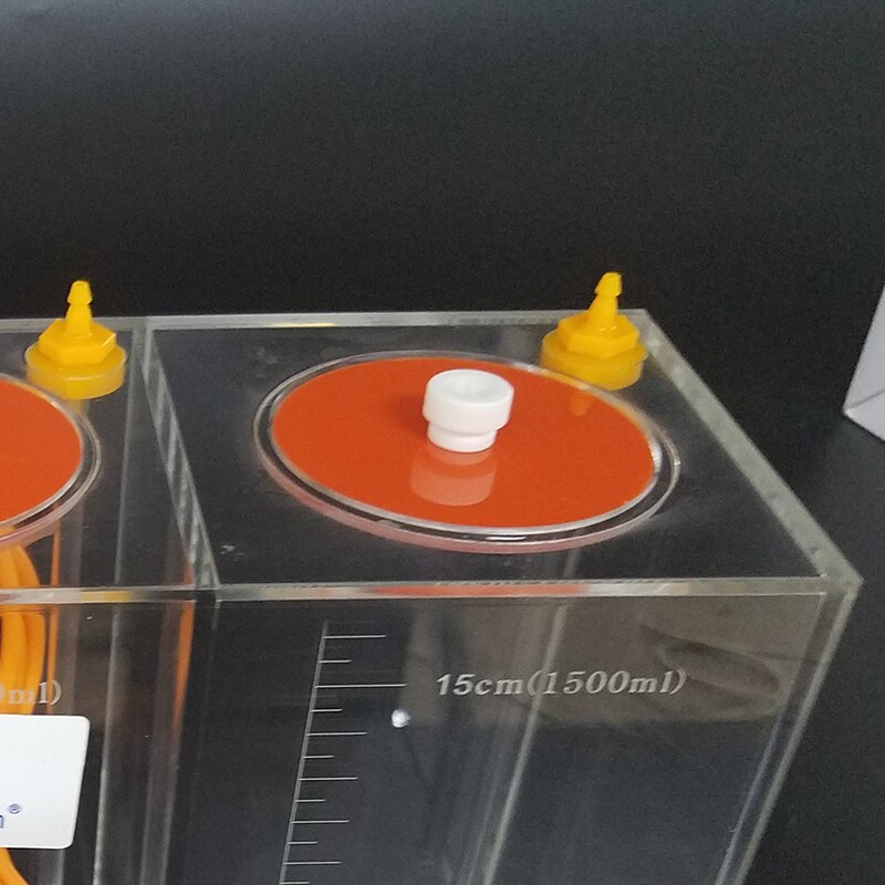 Red Starfish Dosing Pump Scale Liquid Storage Bucket With Scale 1.5L/2.5L/4.5L Liters Acrylic made Reef