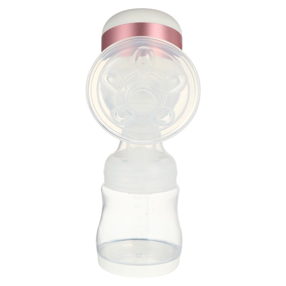 1 Set Van Elektrische Zuigen Apparaat Zuig Borst Pumper Creatieve Melk Extractor: Pink