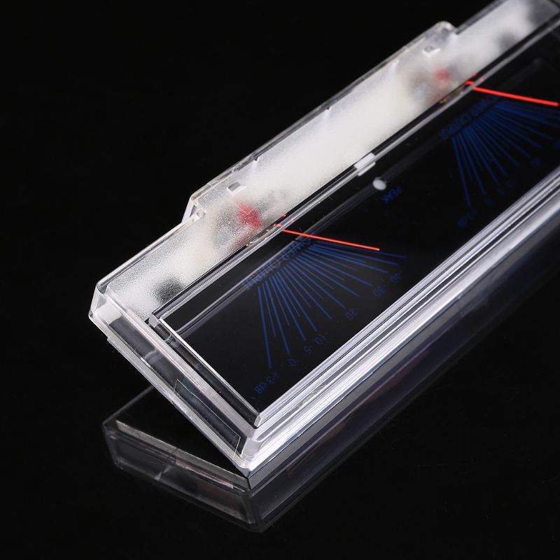 Vu-meter of eindversterkerpaneel dubbele analoge niveau-db-meter met achtergrondverlichting
