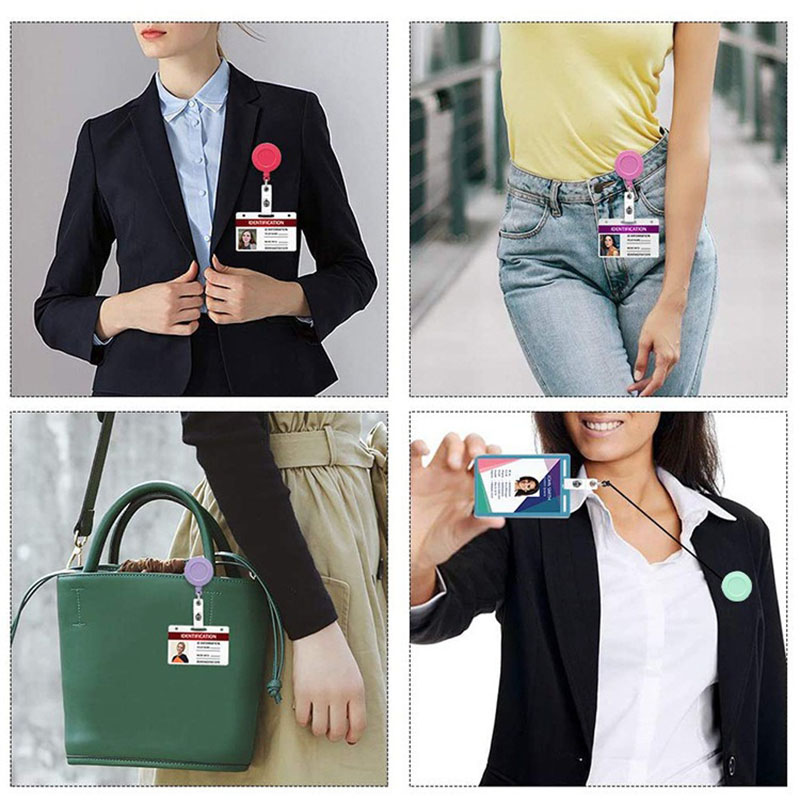 ID-badgehouder Intrekbare badgehouder Intrekbare ID-hanger Badge Roulettehouder voor ID-kaart Portagafetes