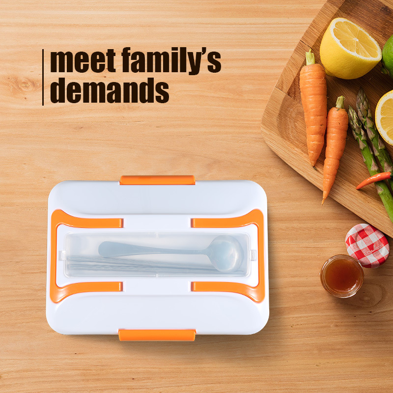 Draagbare Auto Truck Elektrische Verwarming Lunchbox Reizen Voedsel Warm Heater Opslag Container Rvs Rijstkokers Box Warmer