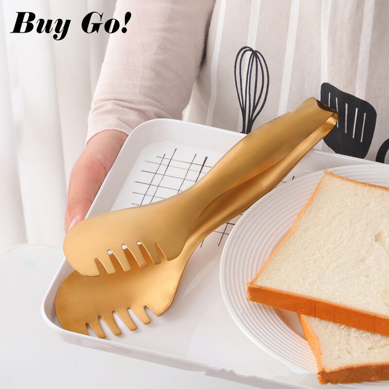 Pince de service de Buffet en acier inoxydable, à dents, en métal, pour barbecue, pince à aliments résistante à la chaleur, ustensiles de cuisine