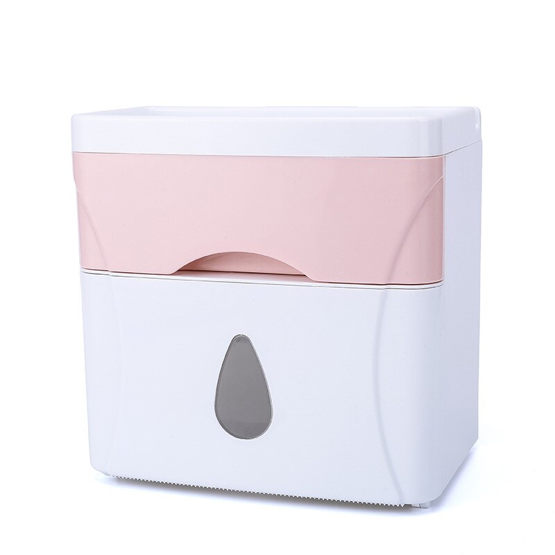 Artículos para el hogar, cosas pequeñas, necesidades diarias, aparatos de cocina prácticos creativos, caja de pañuelos para el baño caja de almacenamiento: pink