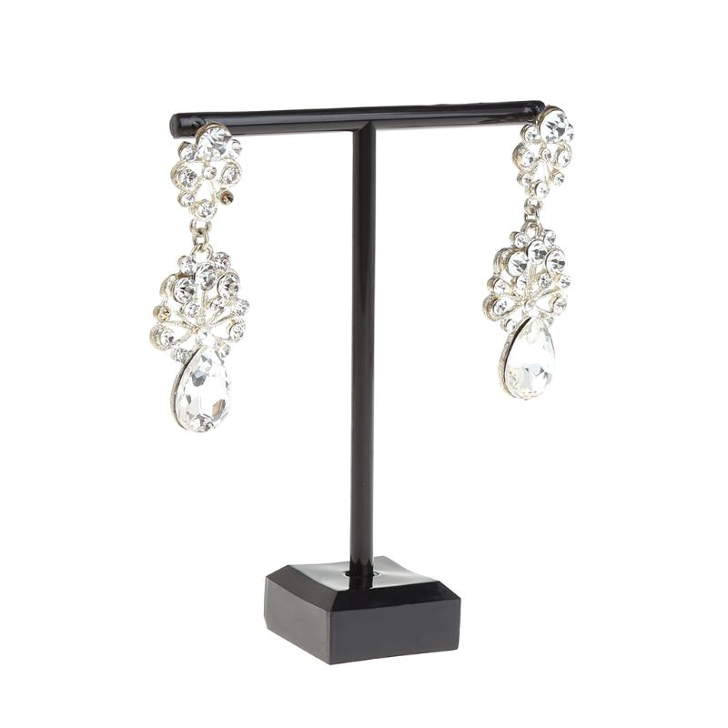 2 Stks/set Oorbellen Plank Sieraden Display Rack T Vorm Stand Show Charms Universele Professionele Showcase Boutique