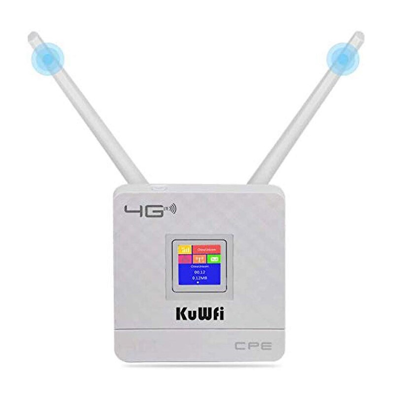 CPE903 4G Wireless Router with Sim Slot Surveillance Enterprise Wireless to Wired Portable WIFI for Home/Office(EU Plug)