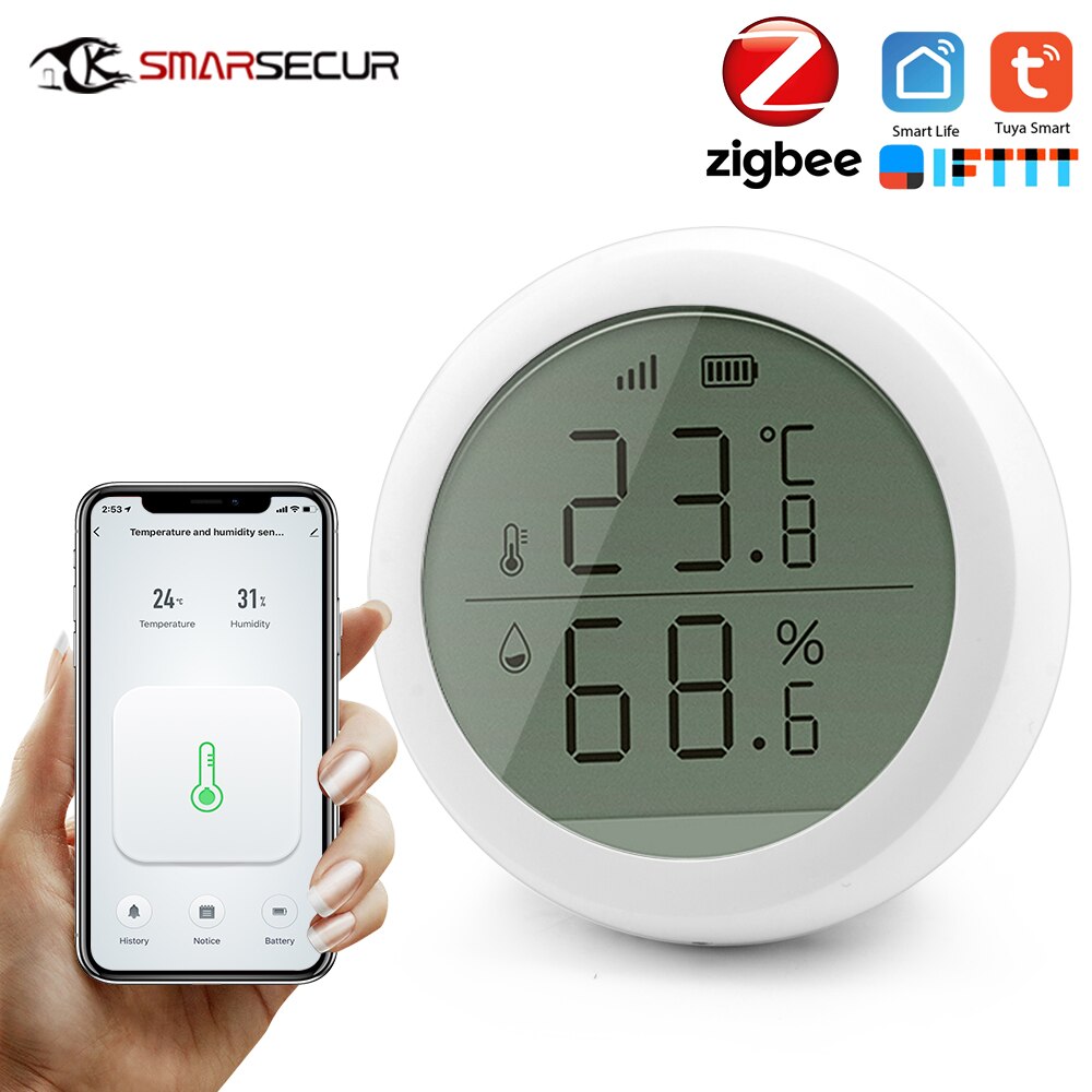 Smarsecur tuya zigbee smart home security kit pro controller hub zigbee bevægelsessensor dør/vindue sensor
