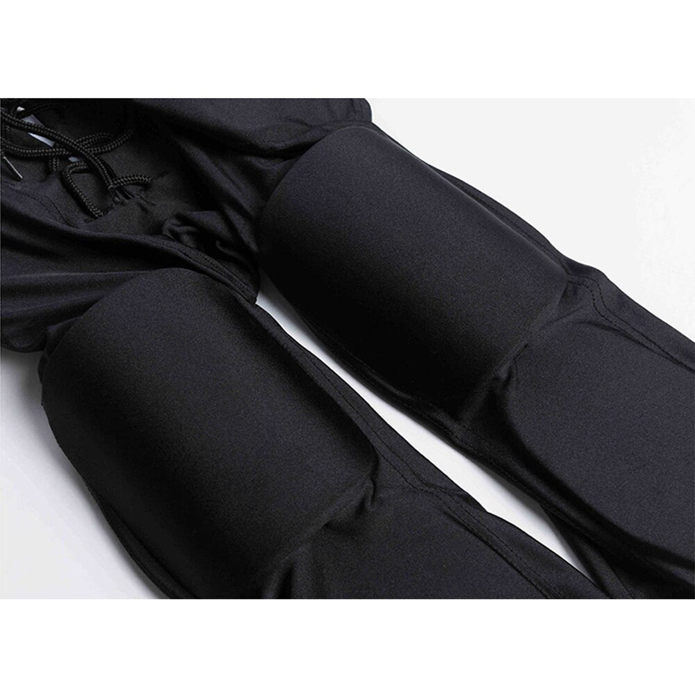 Pantalones de fútbol americano para niños, pantalones de protección contra golpes de Rugby, equipo de protección deportivo, absorbe la humedad