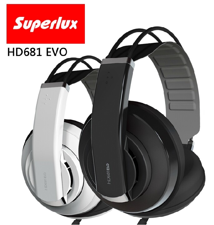 Auriculares originales para DJ Superlux HD681 EVO, auriculares deportivos con control , auriculares con aislamiento de ruido para videojuegos