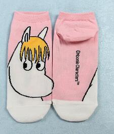 Summer Cool Socks For Women Black Transparent Mesh Socks Woman Ultra-thin Sheer Socks Calcetines Mujer: moomin pink