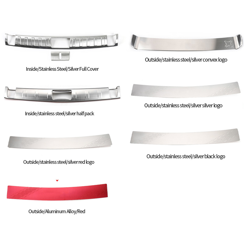 Piastra di protezione per baule auto per jeep rinnegato pedale in acciaio inossidabile accessori decorativi resistenti allo sporco antigraffio