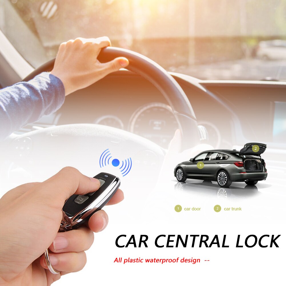 Universal Door Lock Kit Keyless Entry Alarm System Car Remote Central 410/T232 for Unique Parts Portable Car Ornaments