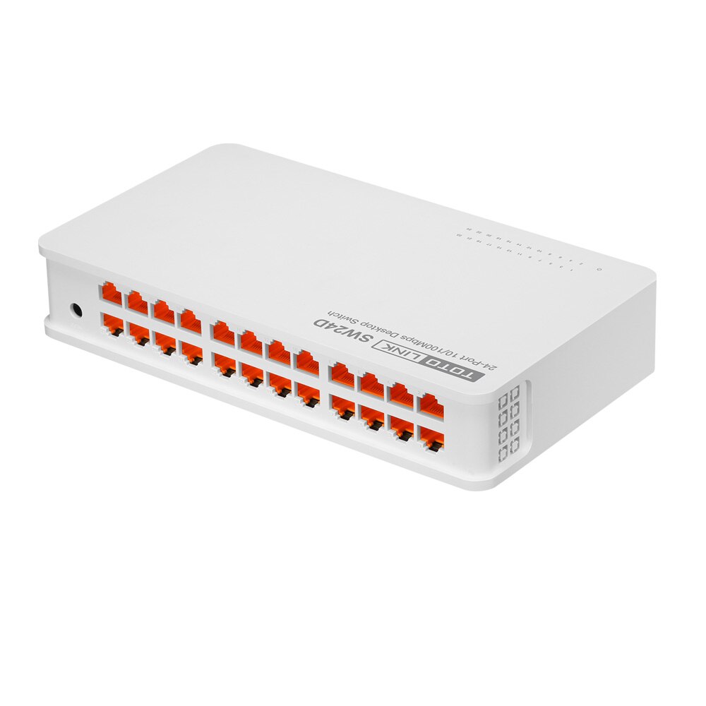 TOTOLINK – commutateur Ethernet SW24D pour ordinateur de bureau, Hub Lan 24 ports, commutateur réseau Gigabit, échange Duplex rapide