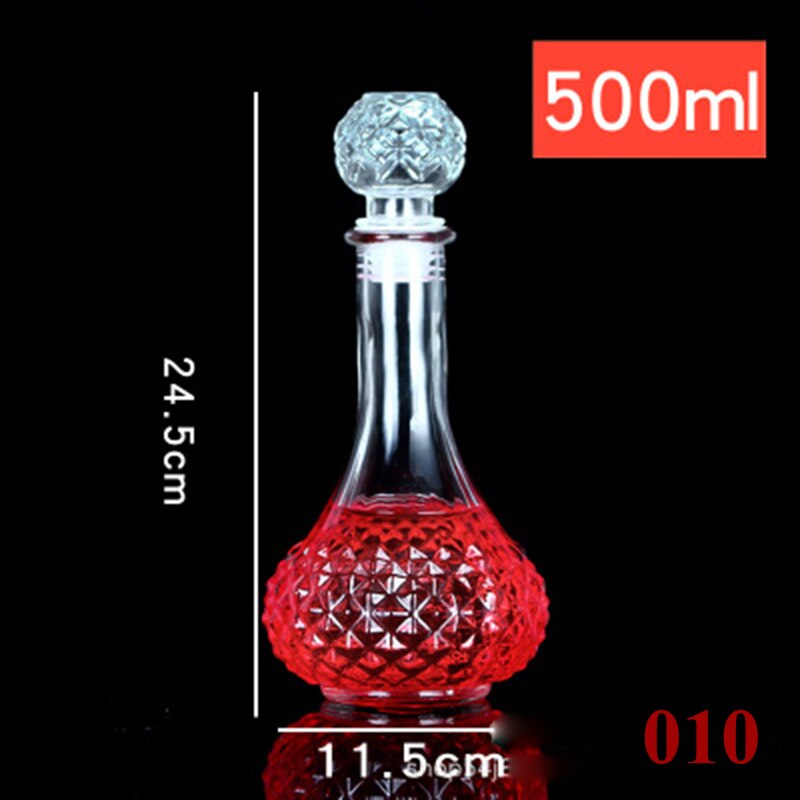 1 Pcs small size classical whiskey wine glass bottle clear wine Decanter GLA-140: 010