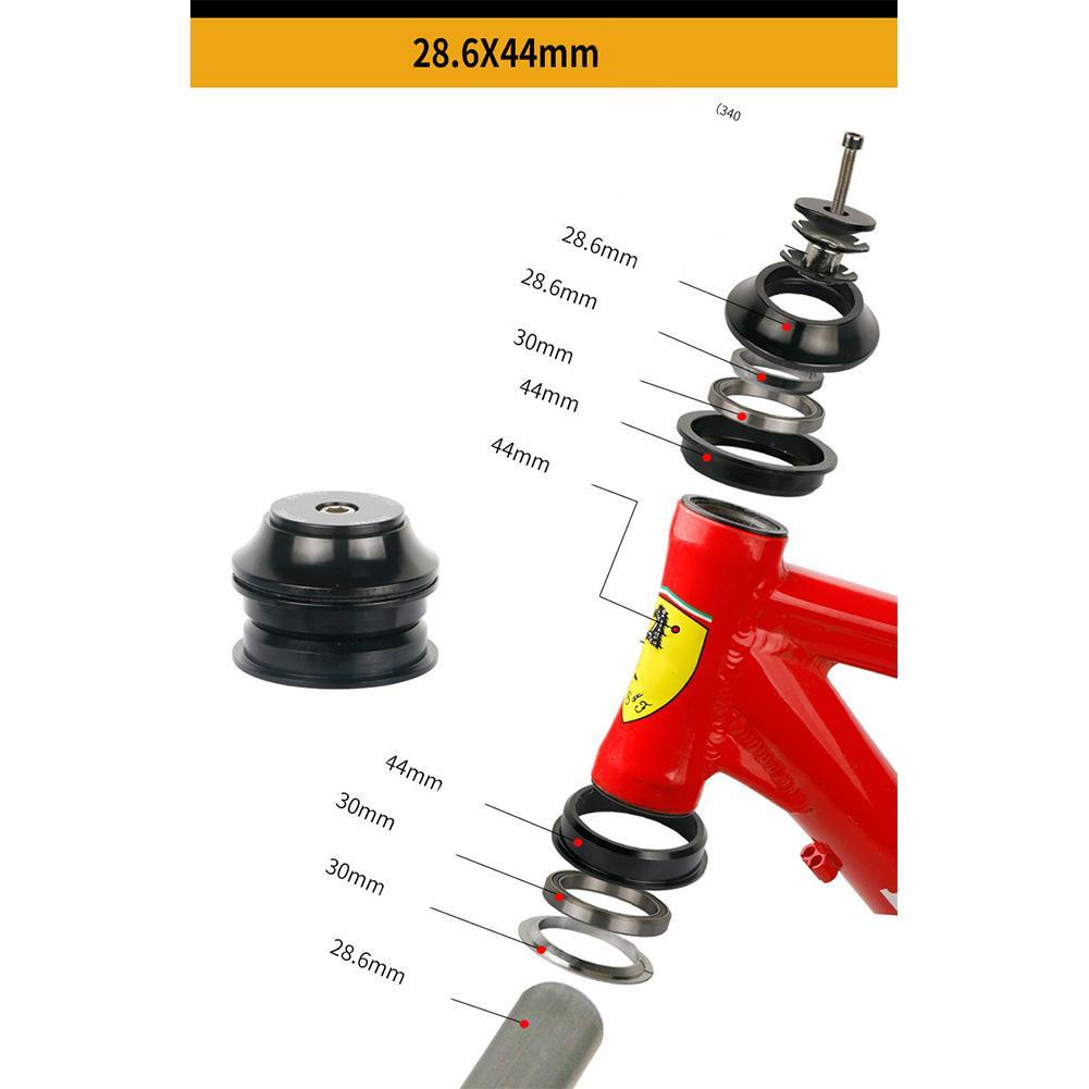 Fixed Gear Fiets Bearing Set 34/44Mm Racefiets Stuurkolom Headset Aluminium Racefiets Headset Fiets onderdelen