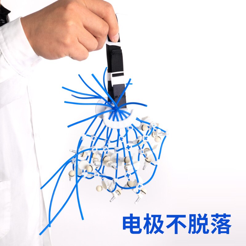La tapa EEG es fácil de desmontar, Material de silicona para habitación EEG, tapa EEG de electrodo de puente