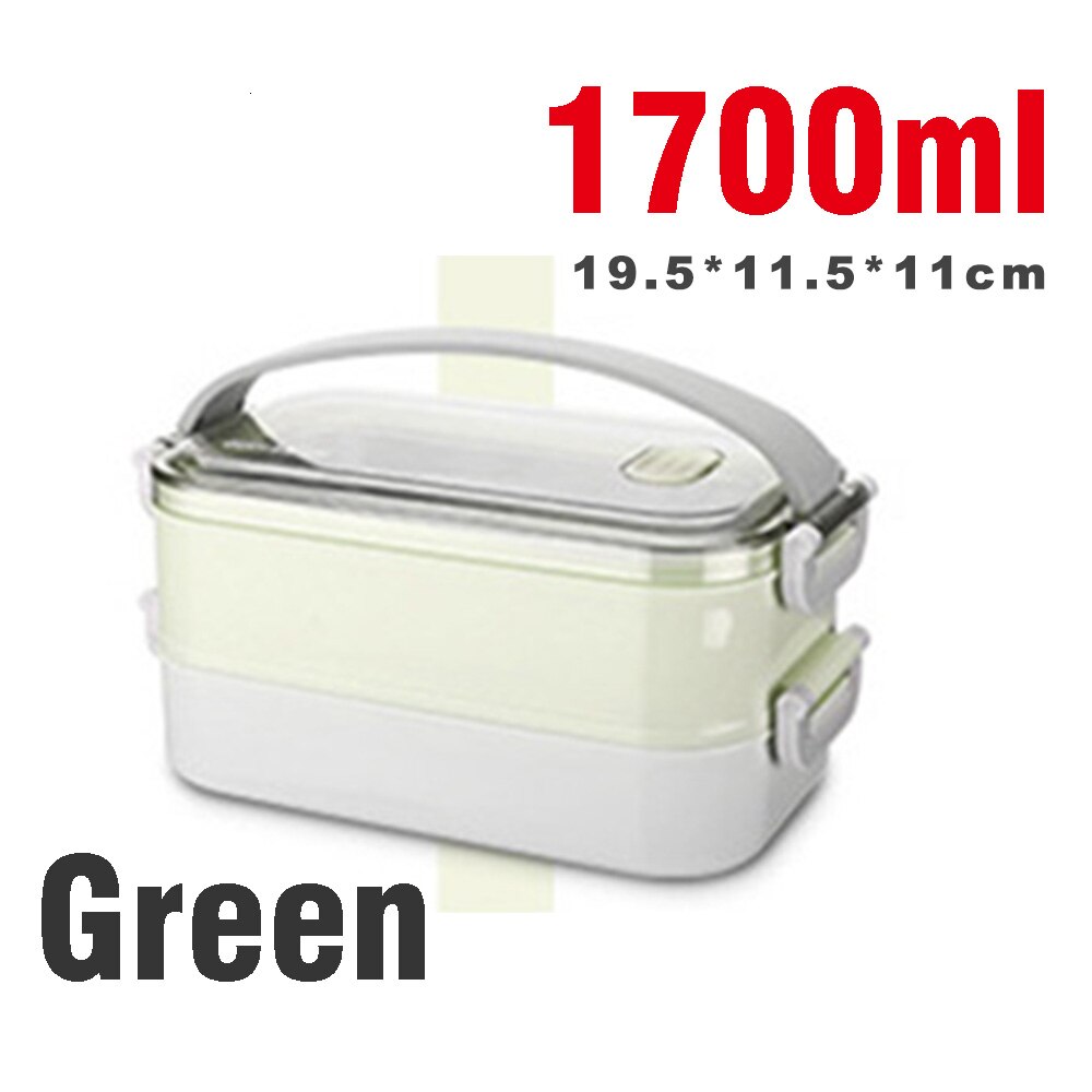 Portable Stainless Steel Lunch Storage Snack Tiffin Box Lunchbox Bag Bento Boxes Dinner Food Container Microwave For Kids Adults