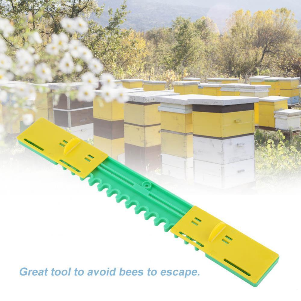 5Pcs Bijenkorf Nest Deur 32/37/41/45Cm Plastic Bee Nest Strip Draagbare Anti-running Apparaat Bijenteelt Tool Vent Schuifdeur