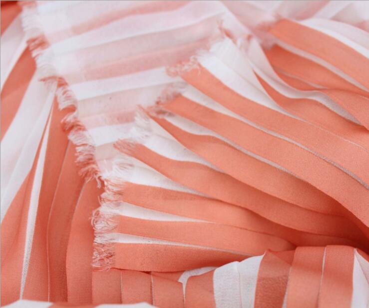 pleated Dress Fabric pleated 2 tone chiffon fabric... Grandado