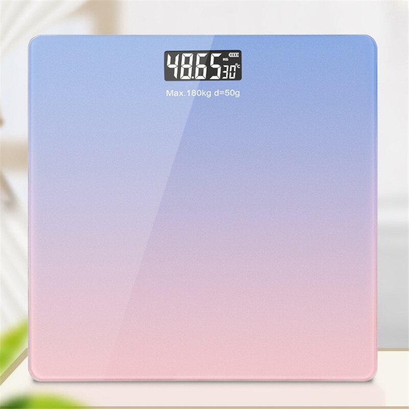 USB Charging Mini Electronic Weighing Scales Smart Body Fat Scale LCD Display Household Body Weight Bathroom Scale Floor Scales
