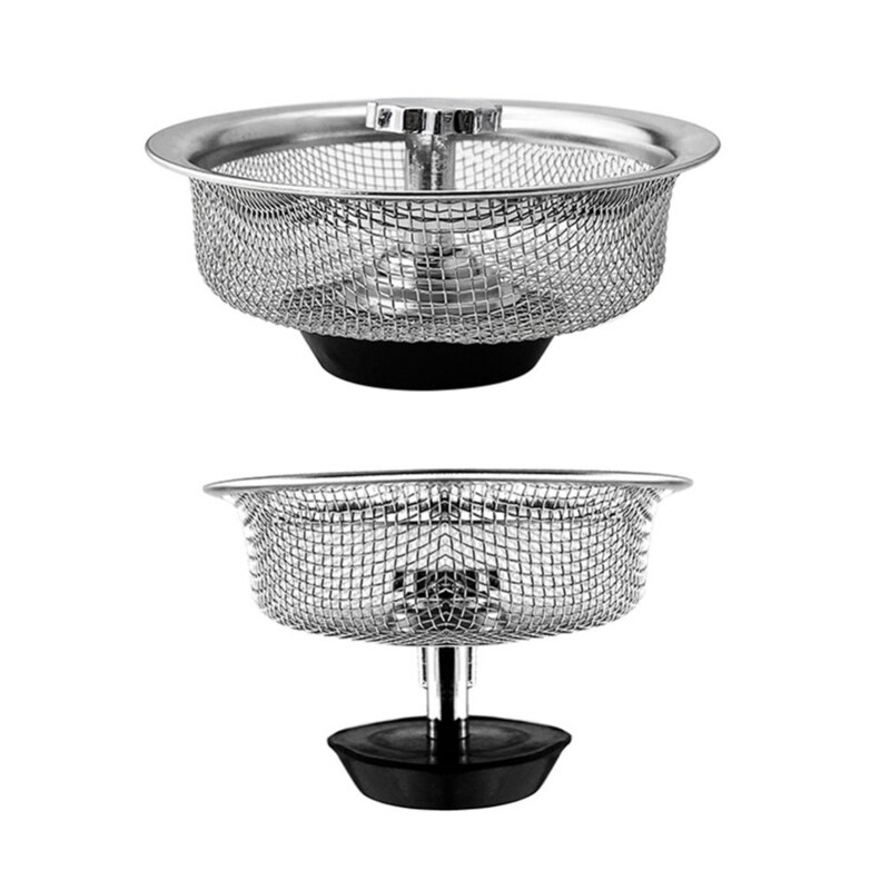 Filter Rvs Spoelbak Zeef Afvalmakelaar Monding Zeef Sink Filter Haar Riool Monding Keuken Accessoires Keuken