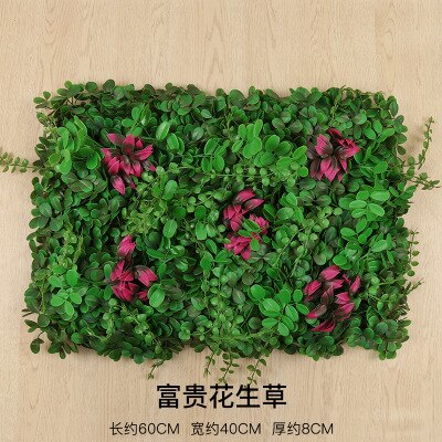 Garden Artificial Hedge Panel Ivy Leaf Private Screen Plants Greenery Fence 40x60cm Party Wedding Decorations Wall Ornaments: H