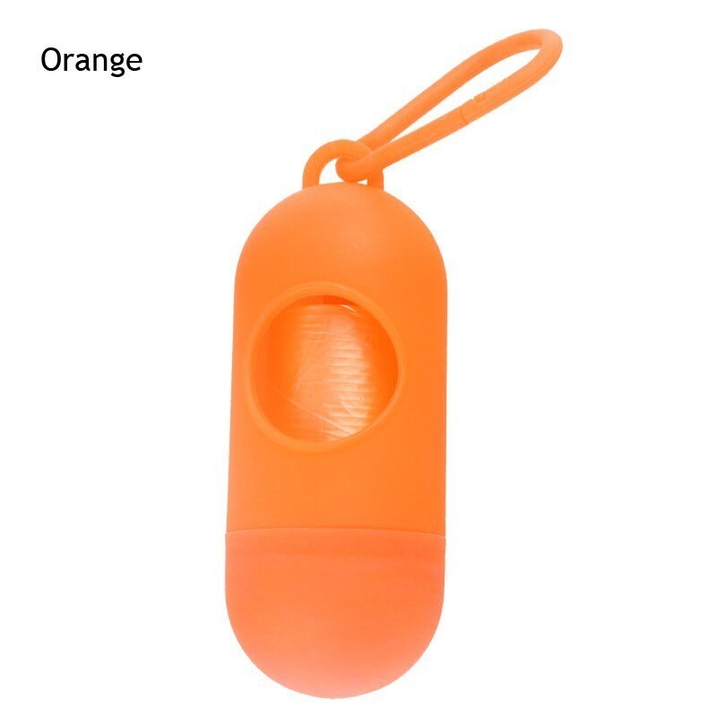 1 pc praktiske kjæledyrhund bæsjposer dispenser avfall søppelholder dispensere + bæsjposer sett kjæledyr hunder søppelrenseprodukter: D