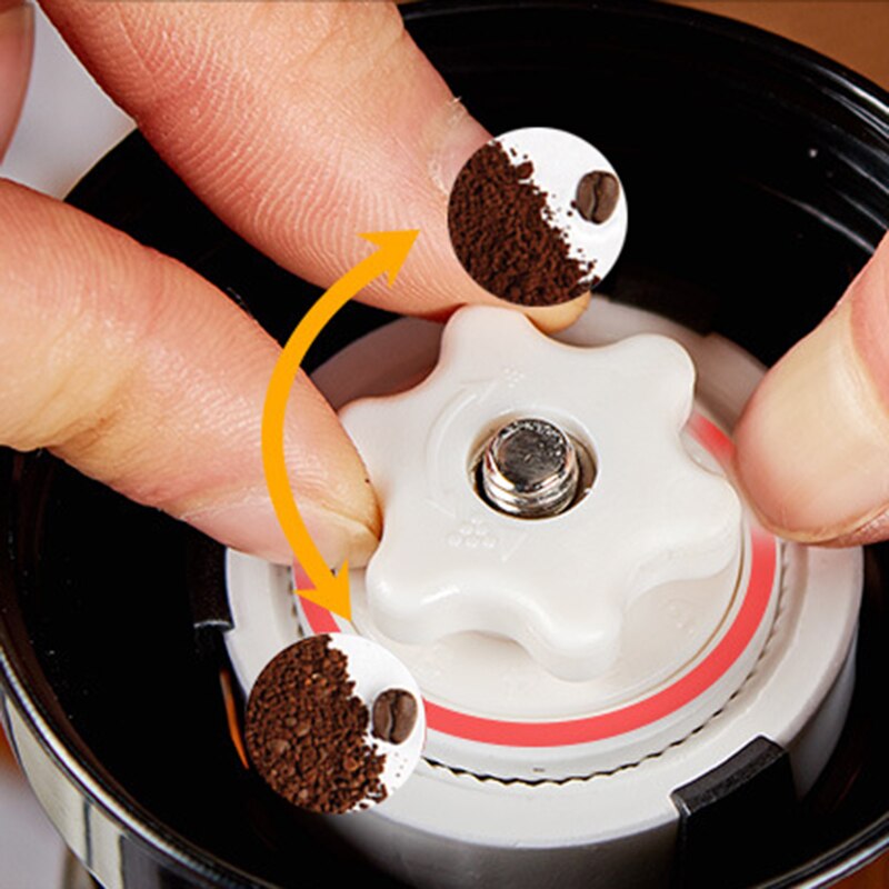 Mini Manual Coffee Grinder Acrylic Hand Adjustable Ceramic Burr Grinder Conical Coffe Bean Miller Manual Coffee Milling Machine