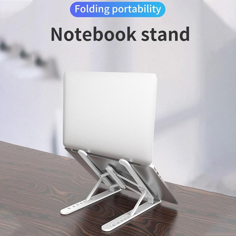 Kannettava kannettavan tietokoneen jalusta taitettava tukijalka kannettavan tietokoneen pidike jäähdytysteline nousutelineen tietokone macbookille hp lapdesk air  i2 e 1