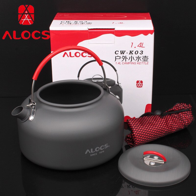 ALOCS Alocs 1.4L/1.4L Outdoor Kettle Ultra-Portable Tea Pot CW-K03